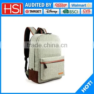 Fabric Cotton Canvas Backpack Wholesale thumbnail-1