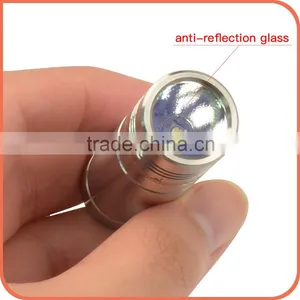 Transparent Reflector Grade 2 Titanium Alloy Q5 300lm Memory 6-Mode Led Flash Light Mini Pocket Size thumbnail-3