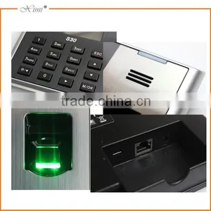 Hot Sale Optical Sensor Web Server TCP/IP 3000 User S30 Biometric Time Clock Fingerprint Reader Time Attendance System thumbnail-5