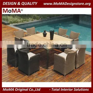 Resort Hotel Apartment Outdoor Furniture Dining Table And Chairs thumbnail-1