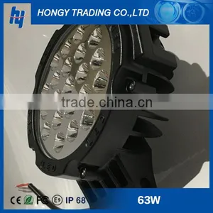 Round Aluminum Housing 7'' Auto Led Work Light 63w Led Driving Light for Offroad Truck Vehicle Car Accessories Quality Choice thumbnail-2