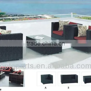 Latest Beautiful Design Rattan Gardan Furniture Corner Sofa With Wholesale Price thumbnail-2