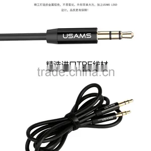 USAMS 3.5mm AUX Audio Cable For Smart Phone Headset thumbnail-6