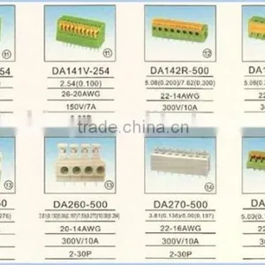 Factory Price Connector Green 5.08 5.00 mm Wire Connecting wp Push Socket Terminal Block thumbnail-3