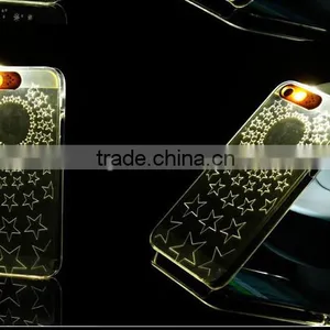 LED Light Flash TPU+PC Hybrid Phone Case for IPhone 6 Iphone 5S Light Phone Cases thumbnail-6