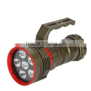 200M Deep Diving Flashlight 6*CR EE XM-L U2 LED 3-mode 5000LM High Light Led Torch Flashlight thumbnail-1