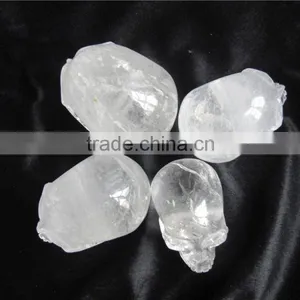 Natural Rock Crystal Skull, White Crystal Skull, Charming Crystal Skull thumbnail-3
