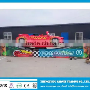 Attractive Amusement Park Ride Mini Flying Car for Sale thumbnail-1