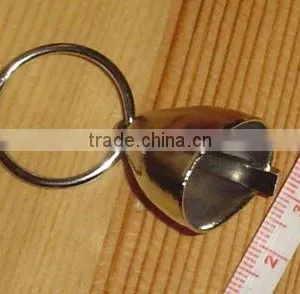 Zinc Alloy Bell for Pets .2cm Cat Bell With Keyring (A399) thumbnail-1
