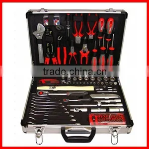 130pc Professional Hand Tool Case Set With Aluminum Case thumbnail-1