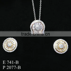 The Best Quality 925 Sterling Silver Jewelry Set thumbnail-1