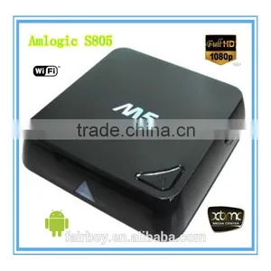 Hot Sell Android 4.4 tv Box Amlogic S805 Quad Core 1GB/8GB Android tv Box With Wifi thumbnail-1
