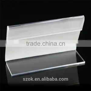 Tabletop Fashionable Clear Acrylic Label Holders thumbnail-4