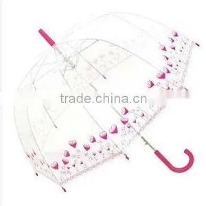 Pvc Transparent Straight Umbrella thumbnail-1