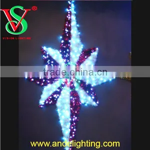Factory Price High Quality Garland LED Motif Light Eight Star Light thumbnail-3