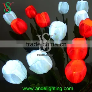 Artificial Plastic Flower Led Garden Lighting thumbnail-1