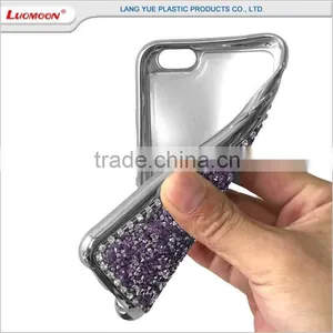 Full Diamond High Light Plating Tpu Cover Case for Lenovo S650 A658T A830 A630T S720 A66 thumbnail-5