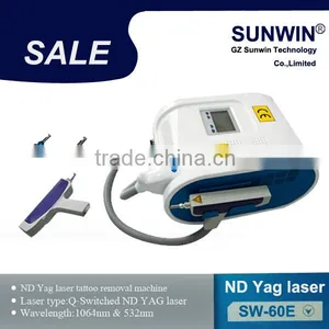 SW-60E Salon Art Portable Q-Switch ND YAG Q Switched Laser Machine Laser Tattoo Removal Laser Machine 1 HZ thumbnail-1