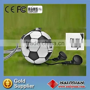 Mini AM FM Football Shape Radio thumbnail-1