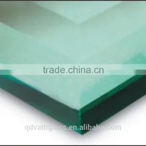 Factory Customized Clear Tempered Beveled Glass for Commercial Building thumbnail-4