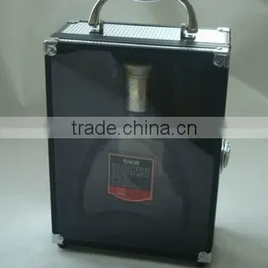 Aluminum Glossy Wine Box,blank Wine Case With Foam Inner,wine Gift Box thumbnail-1