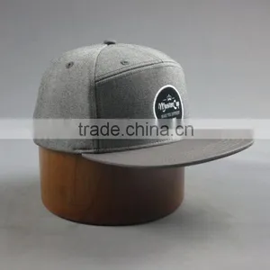 Custom 100% Cotton Twill 7-panel Snapback Cap With Embroidery Logo thumbnail-6