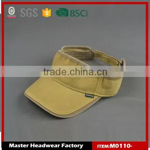 Normal Dyed Twill Washed Sun Visor Cap thumbnail-1