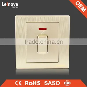 Woven Gold Finish One Gang One/two Way Wall Switch Arbitrary Point Switch thumbnail-2