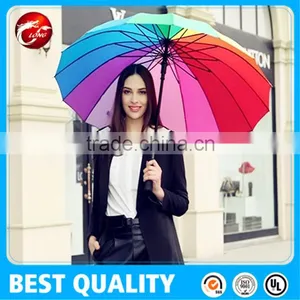 Promotional Rainbow Golf Umbrella.auto Open Straight Umbrella thumbnail-4