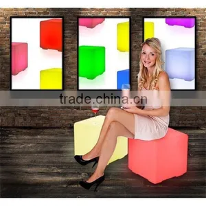 2015 Mordern Design LED Party Cube/3d Led Cube/led Cube Chair thumbnail-4