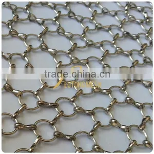 Transparent Mesh Fabric,small Decorative Folding Screen,metal Mesh Fabric thumbnail-3