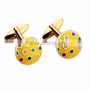 Cheap in Stock Stainless Steel Cufflinks Mens Cool Gold Shirts Cuff Links Paety Gift thumbnail-2