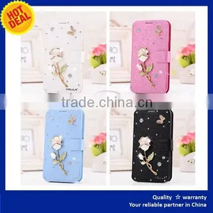 Free Sample Diamond Phone Case Mobile Phone Leather Case thumbnail-6