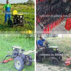Walking Tractor Front Hooked Rotary Disc Mower to Cut Earth Grass thumbnail-1