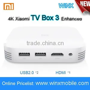 NEW 2016 Original XIAOMI Mi BOX 3 Enhanced TV BOX 3 Pro 4K MT8693 2-core 64 2.0GHz 4K Media Player thumbnail-1