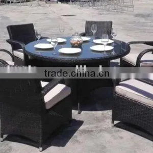 Wholesale Hot Selling All Weather Garden Furniture of Rattan Dining Set thumbnail-2