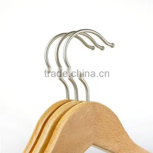 Solid Wood Cloth Hangers Wholesale thumbnail-4