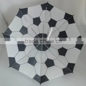 23" Auto Open Football Design Printed Sport Umbrella thumbnail-3