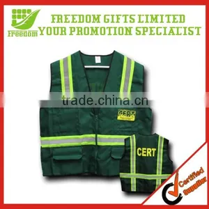 Promotional High Quality Polyester Safety Vest thumbnail-1