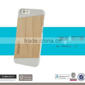 OEM Wood Factory Private Label Laser Engraving LOGO for i Phone 6 Cover, for IPhone 6s Plus Bamboo Wooden Bumper Cases Universal thumbnail-6