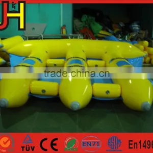 Hot Summer 6 Person Inflatable Flying Fish Banana Boat For Sale thumbnail-2