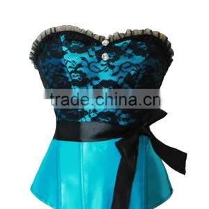 Elegent Women Sexy Floral Bustier Dress Lace Corset With Ribbon,wedding Corset thumbnail-6