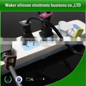 Accessories for Phones Colorful Silicone Cable Tie Tag Silicone Cable Marker Cable Tie Marker/tag/organizers thumbnail-5