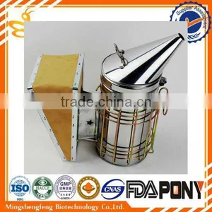 Stainless Steel Bee Hive Smoker Price With Heat Shield Beekeeping Equipment Tools thumbnail-1