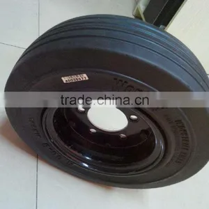 Small Solid Rubber Wheels 3.20-8 3.60-8 4.00-8 16x5-9 Used for Industry Trailer Machine thumbnail-4