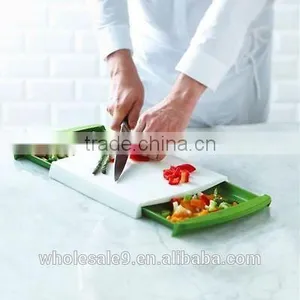 Plastic Multifuncation Chopping Cutting Board With Removable Drawers thumbnail-1