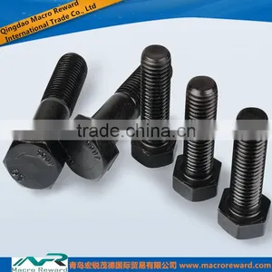 DIN GB Q235 304 316 Plated Steel Hex Bolt of Standard Fasteners thumbnail-1
