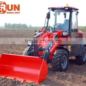 Everun Brand New 1.0 Ton Small Snow Bucket Wheel Loader With Luxury Cabin/ Quick Hitch thumbnail-6