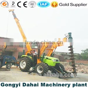 Electric Pole Erecting Crane & Digging Hole From DAHAI Factory thumbnail-4