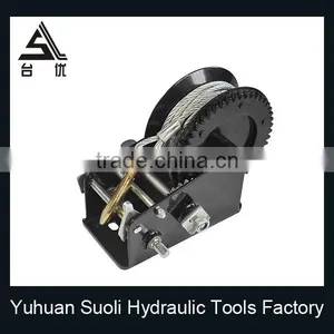 Manufacturer 600lbs Samll Hand Manual Mechanical Galvanized Winch thumbnail-3
